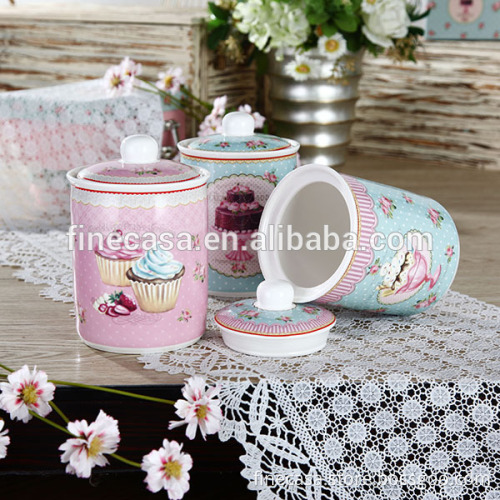 800CC Elegant Fine New Bone China Ceramic Coffee Sugar Tea Holder of Ice Cream